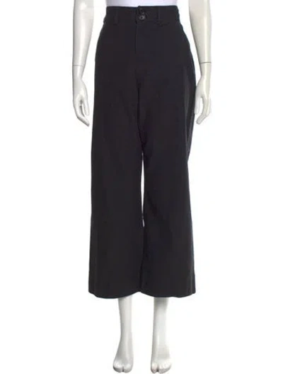 Pre-owned Apiece Apart Wide Leg Pants In Black