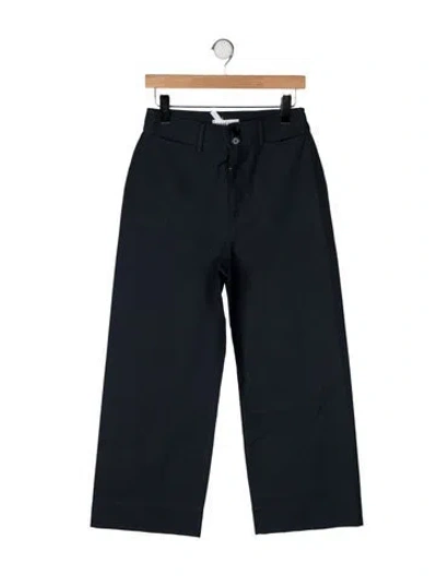 Pre-owned Apiece Apart Wide Leg Pants In Black