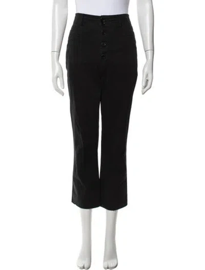 Pre-owned Apiece Apart Wide Leg Pants In Black