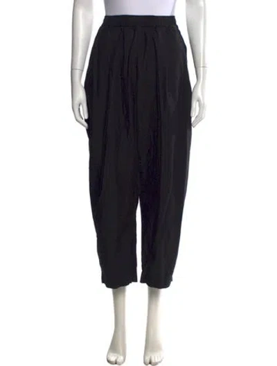 Pre-owned Apiece Apart Wide Leg Pants In Black