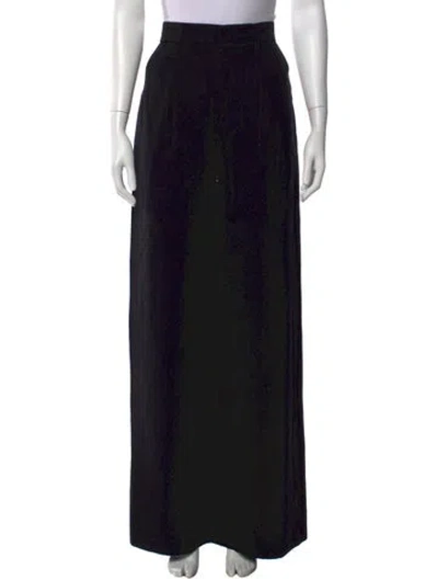 Pre-owned Apiece Apart Wide Leg Pants In Black