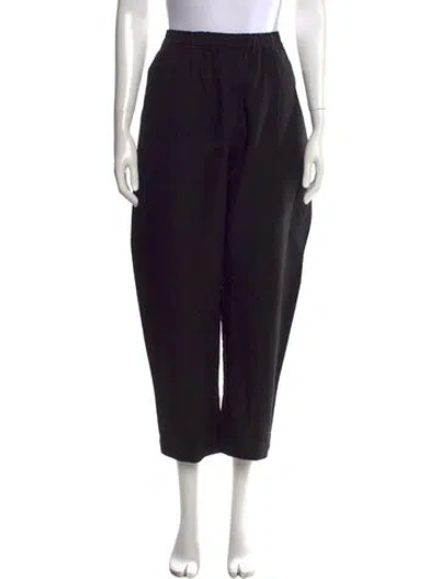 Pre-owned Apiece Apart Wide Leg Pants In Black