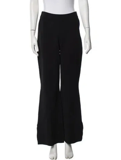 Pre-owned Apiece Apart Wide Leg Pants In Black