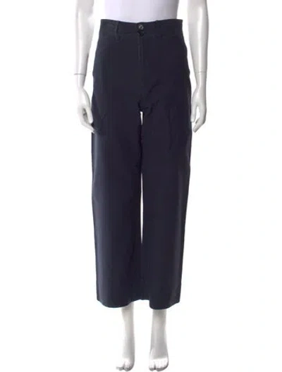 Pre-owned Apiece Apart Wide Leg Pants In Blue