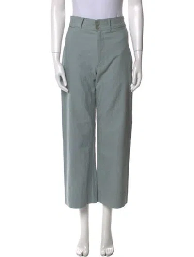 Pre-owned Apiece Apart Wide Leg Pants In Blue