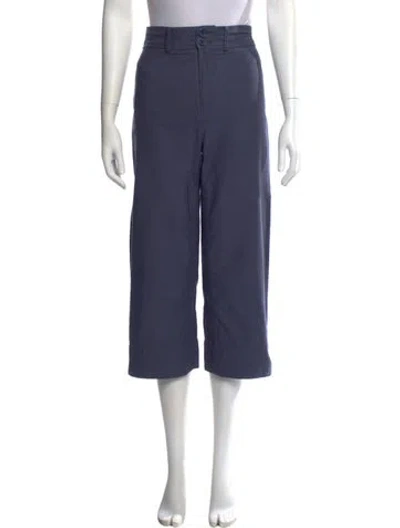 Pre-owned Apiece Apart Wide Leg Pants In Blue