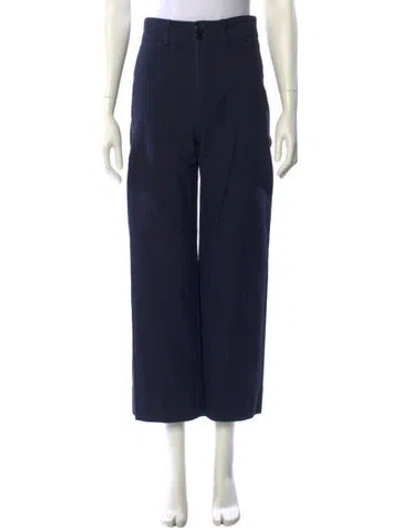 Pre-owned Apiece Apart Wide Leg Pants In Blue