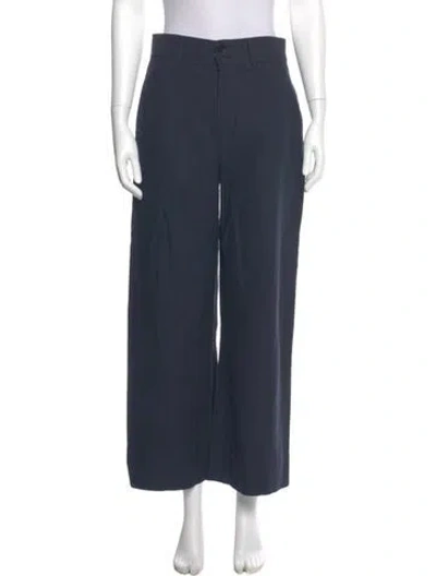 Pre-owned Apiece Apart Wide Leg Pants In Blue