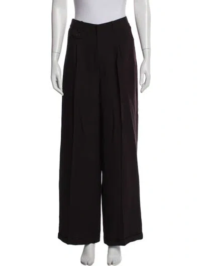 Pre-owned Apiece Apart Wide Leg Pants In Blue