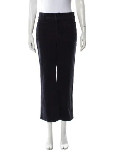 Pre-owned Apiece Apart Wide Leg Pants In Blue