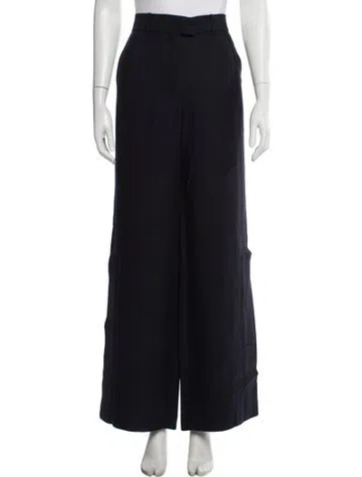 Pre-owned Apiece Apart Wide Leg Pants In Blue