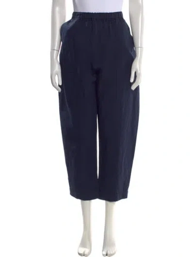 Pre-owned Apiece Apart Wide Leg Pants In Blue