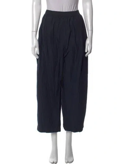 Pre-owned Apiece Apart Wide Leg Pants In Blue