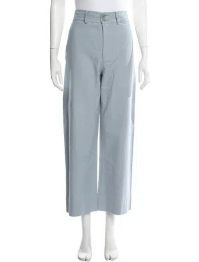 Pre-owned Apiece Apart Wide Leg Pants In Blue