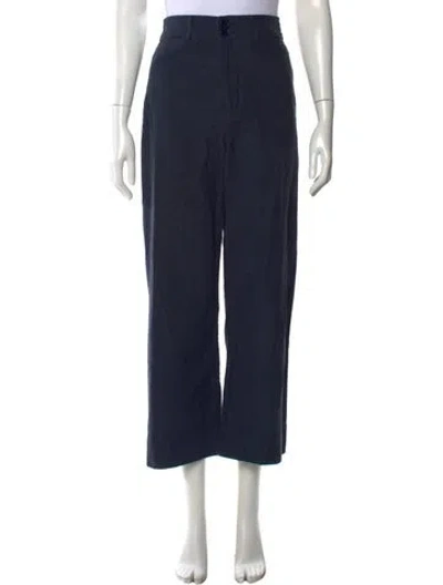 Pre-owned Apiece Apart Wide Leg Pants In Blue