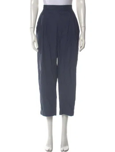 Pre-owned Apiece Apart Wide Leg Pants In Blue