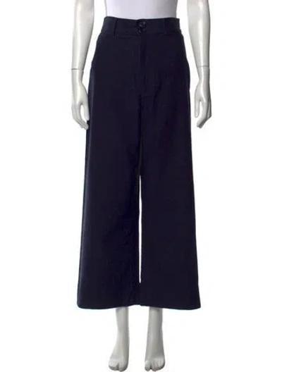 Pre-owned Apiece Apart Wide Leg Pants In Blue
