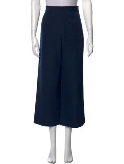 Pre-owned Apiece Apart Wide Leg Pants In Blue