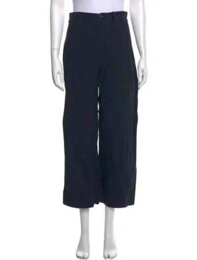 Pre-owned Apiece Apart Wide Leg Pants In Blue
