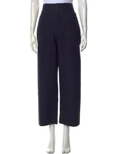 Pre-owned Apiece Apart Wide Leg Pants In Blue