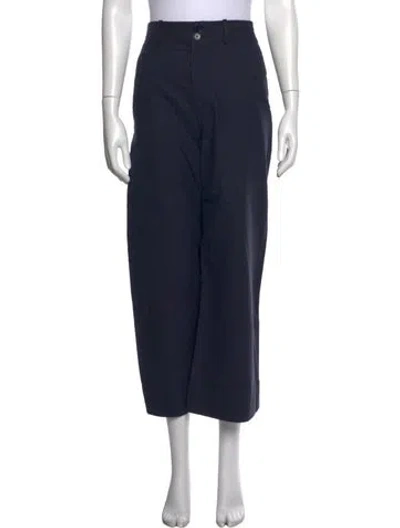 Pre-owned Apiece Apart Wide Leg Pants In Blue