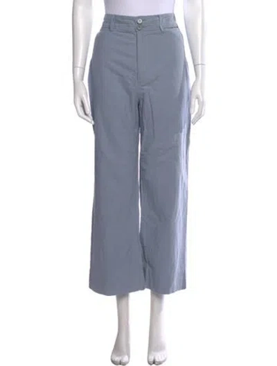 Pre-owned Apiece Apart Wide Leg Pants In Blue