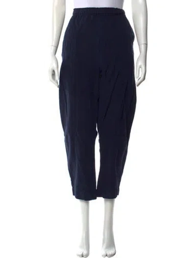 Pre-owned Apiece Apart Wide Leg Pants In Blue