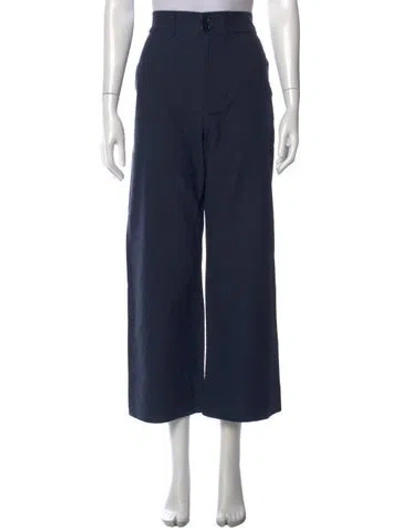 Pre-owned Apiece Apart Wide Leg Pants In Blue