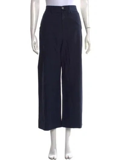 Pre-owned Apiece Apart Wide Leg Pants In Blue