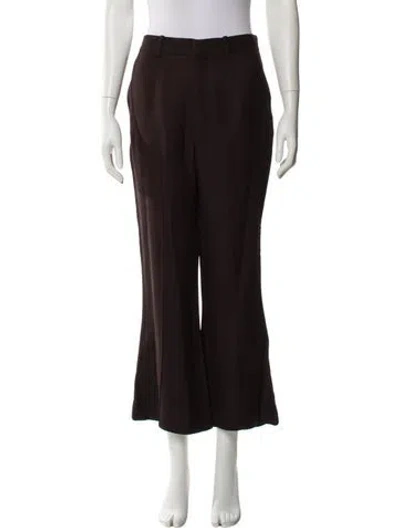 Pre-owned Apiece Apart Wide Leg Pants In Brown