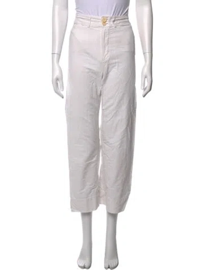 Pre-owned Apiece Apart Wide Leg Pants In Gray