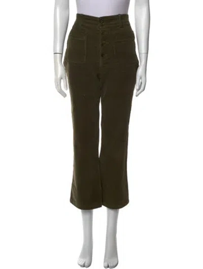 Pre-owned Apiece Apart Wide Leg Pants In Green