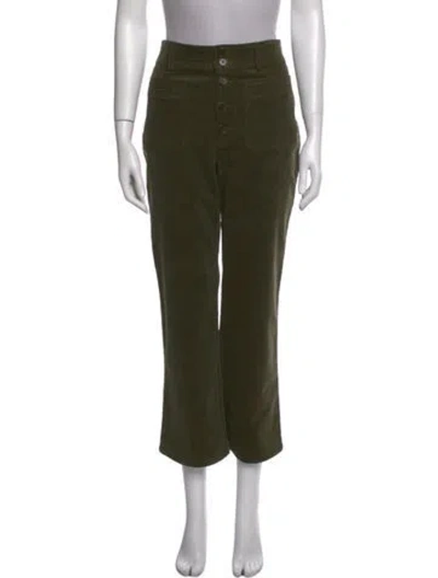 Pre-owned Apiece Apart Wide Leg Pants In Green