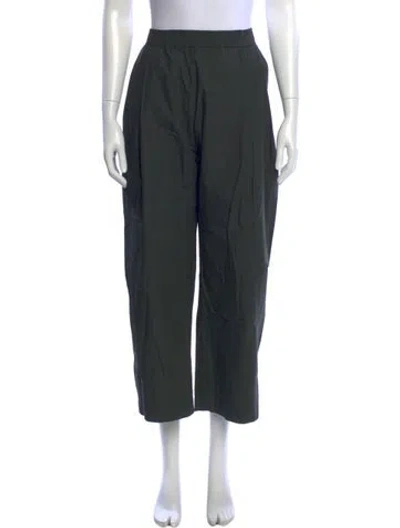 Pre-owned Apiece Apart Wide Leg Pants In Green
