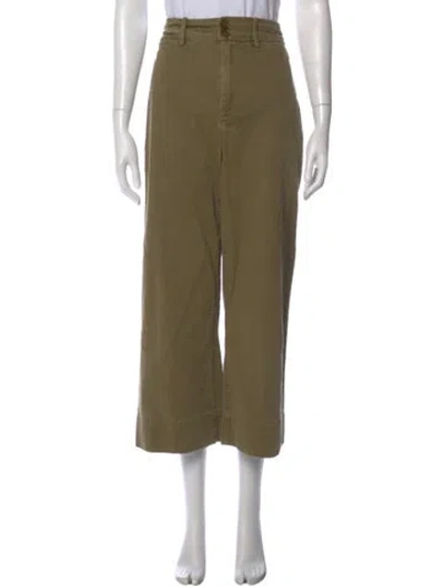 Pre-owned Apiece Apart Wide Leg Pants In Green
