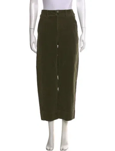 Pre-owned Apiece Apart Wide Leg Pants In Green