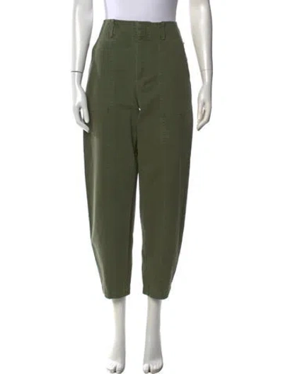 Pre-owned Apiece Apart Wide Leg Pants In Green