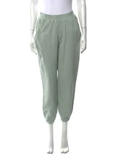 Pre-owned Apiece Apart Wide Leg Pants In Green
