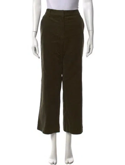 Pre-owned Apiece Apart Wide Leg Pants In Green