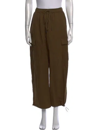 Pre-owned Apiece Apart Wide Leg Pants In Green