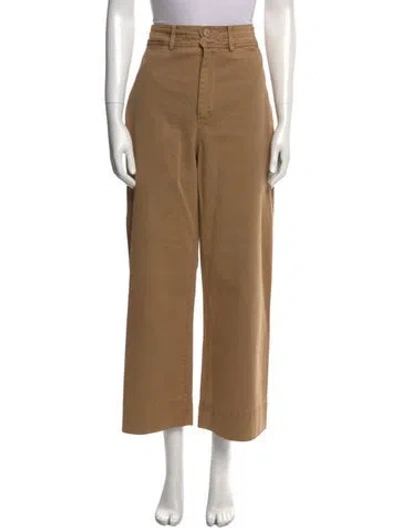 Pre-owned Apiece Apart Wide Leg Pants In Neutral