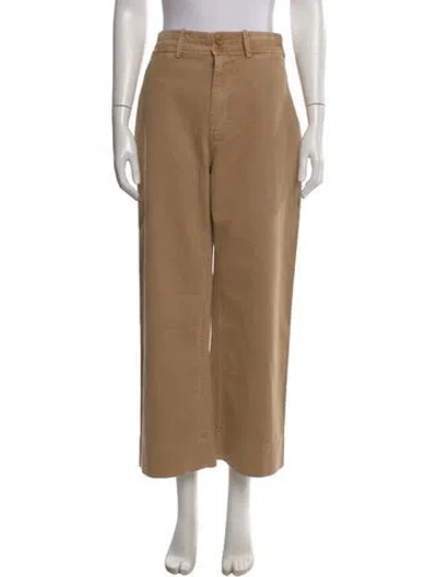 Pre-owned Apiece Apart Wide Leg Pants In Neutral