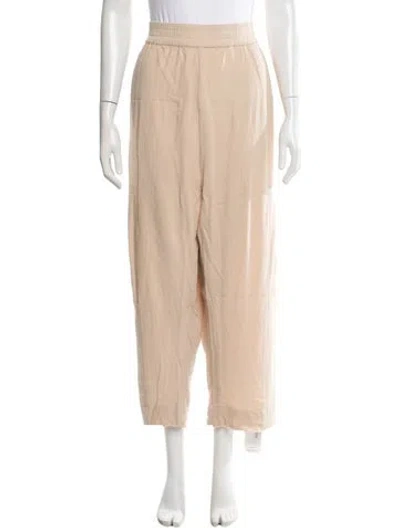 Pre-owned Apiece Apart Wide Leg Pants In Neutral
