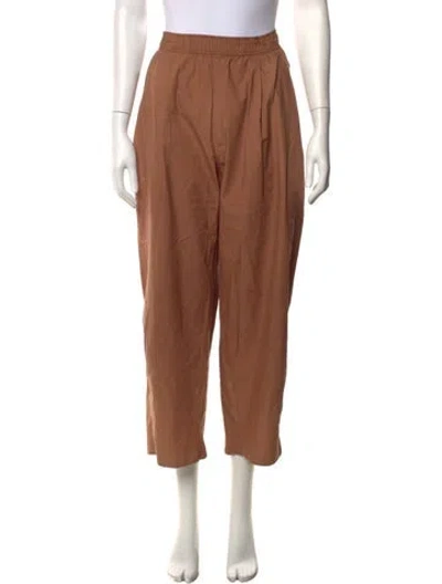 Pre-owned Apiece Apart Wide Leg Pants In Neutral