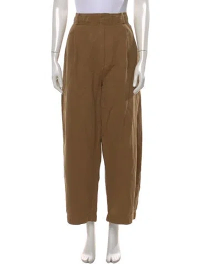 Pre-owned Apiece Apart Wide Leg Pants In Neutrals