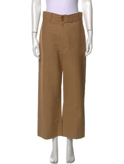 Pre-owned Apiece Apart Wide Leg Pants In Neutrals