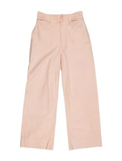 Pre-owned Apiece Apart Wide Leg Pants In Pink