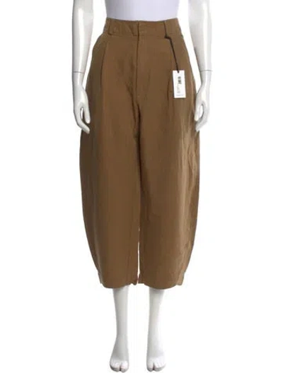 Pre-owned Apiece Apart Wide Leg Pants W/ Tags In Brown