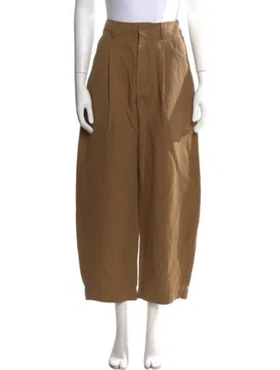 Pre-owned Apiece Apart Wide Leg Pants W/ Tags In Brown