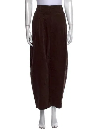 Pre-owned Apiece Apart Wide Leg Pants W/ Tags In Brown